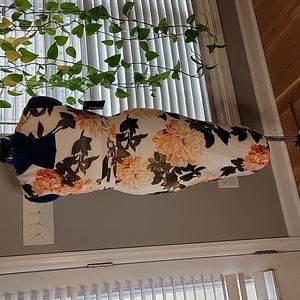 Glittery floral dress size 8